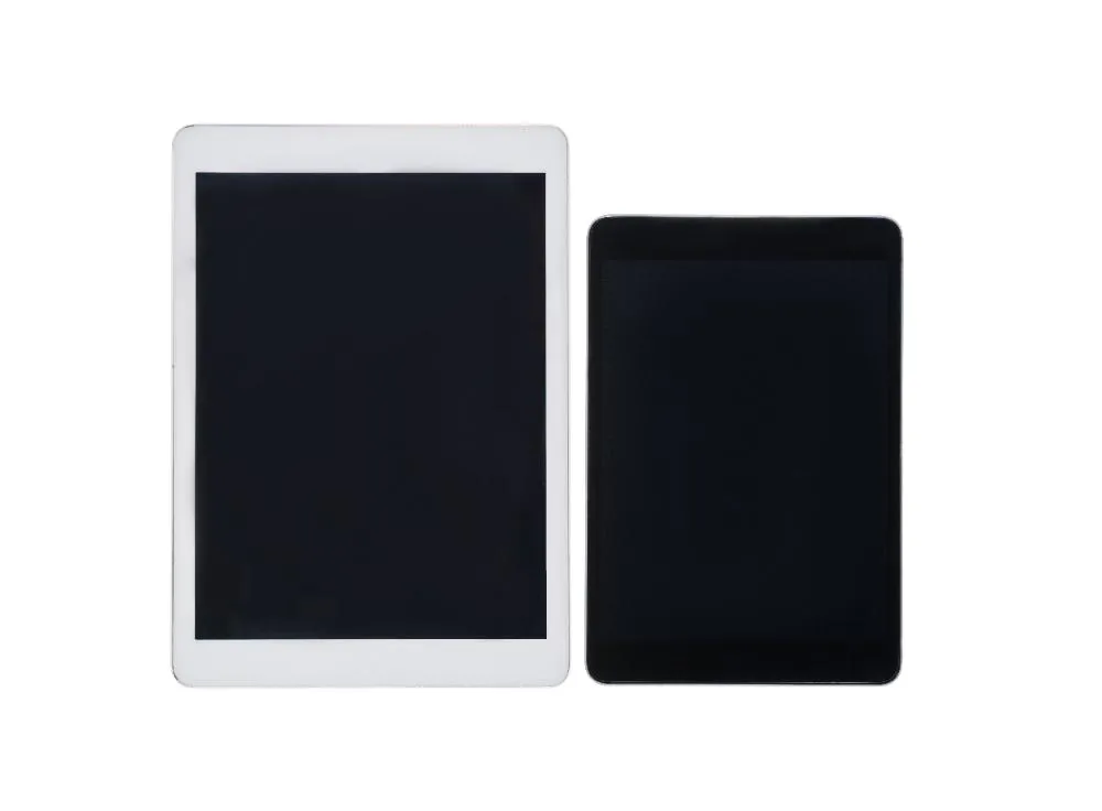 Close Up View Of Pair Of Digital Tablets